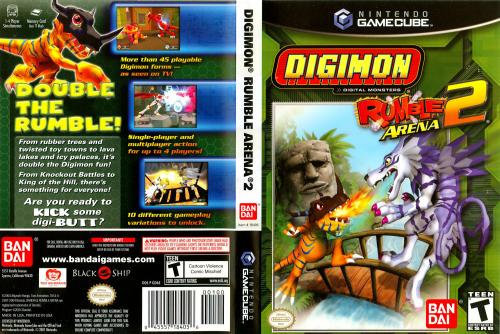 Digimon Rumble Arena 2 (Europe) (En,Fr,De,Es) Cover - Click for full size image